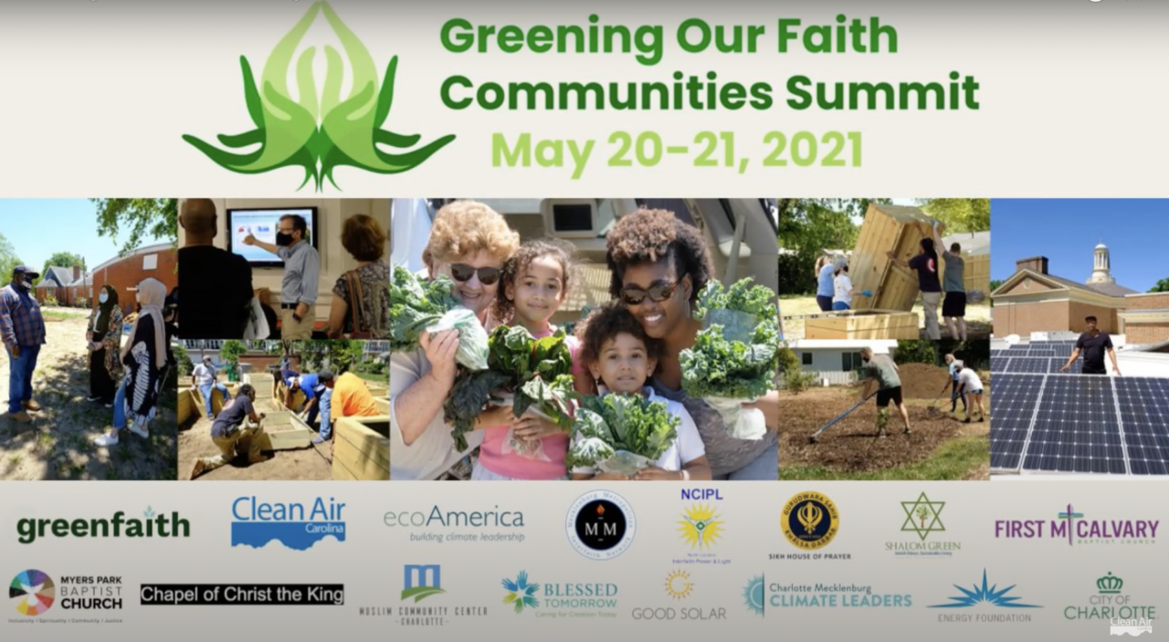 Climate Change IS a Concern for Faith Communities in North Carolina